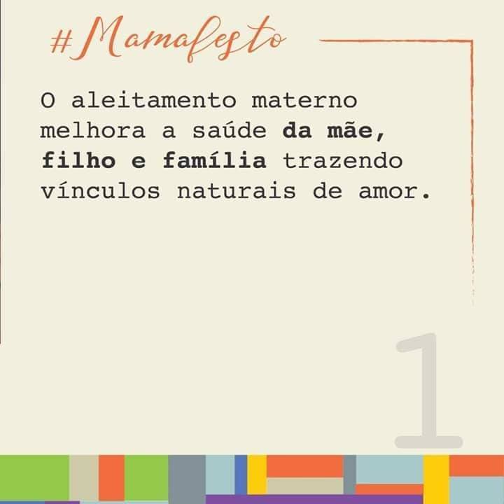 O aleitamento materno melhora a saúde da mãe, filho e família trazendo vínculos naturais de amor.